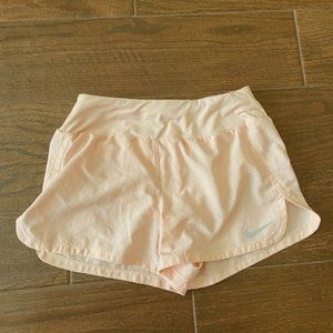 Light Pink Nike Running Shorts w/ Elastic Waistband